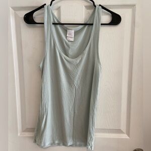 Stars Above Light Teal Fitted Sleeveless Tank Top